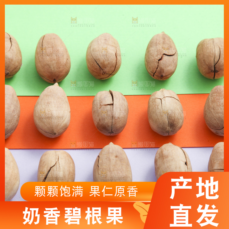 浅底上整齐摆放着长寿果