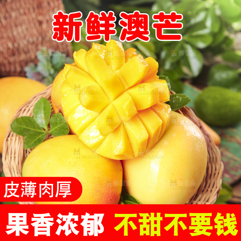 手里端着一篮越南澳芒