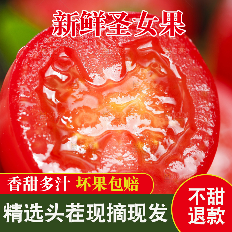 木底上摆放着 新疆小番茄
