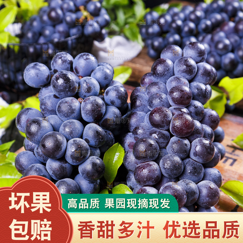 浅底上放着无籽葡萄