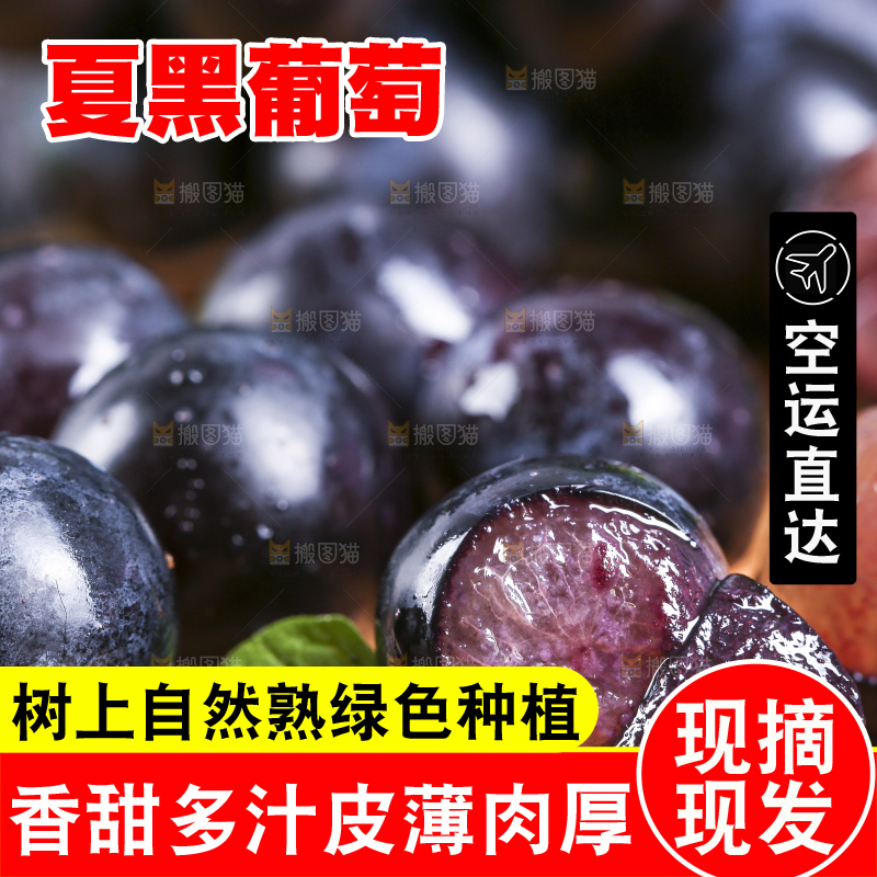 木底上放着黑提子