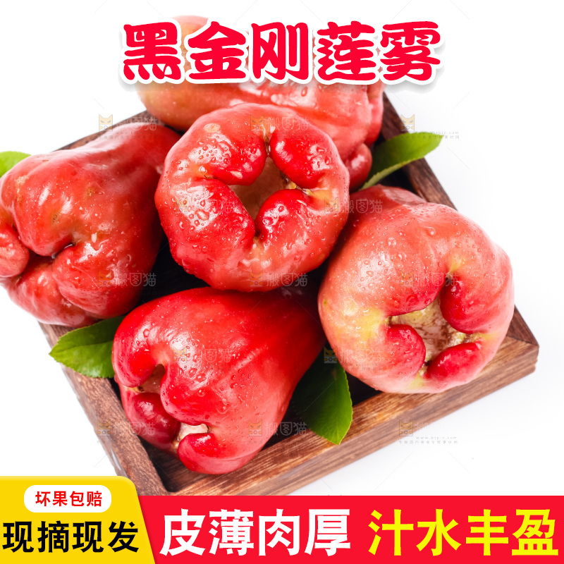 木盒里装着黑金刚莲雾