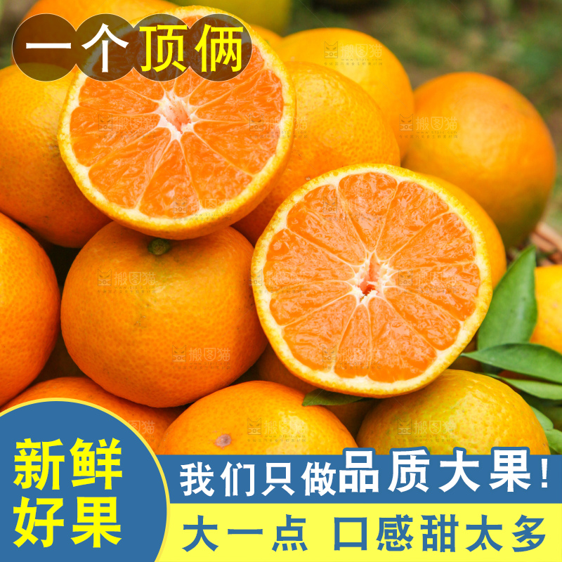 篮子里装着橘子
