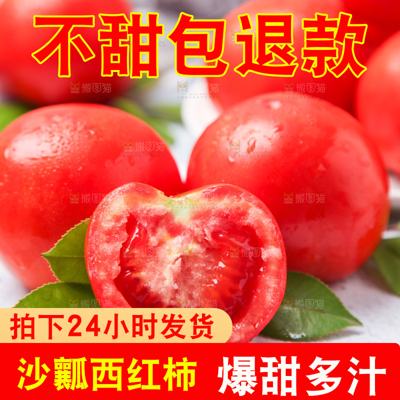 浅底上摆放着西红柿