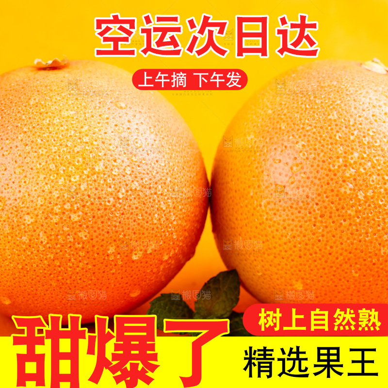 浅底上摆放着南非西柚