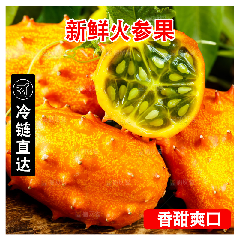 深底上摆放着海参果