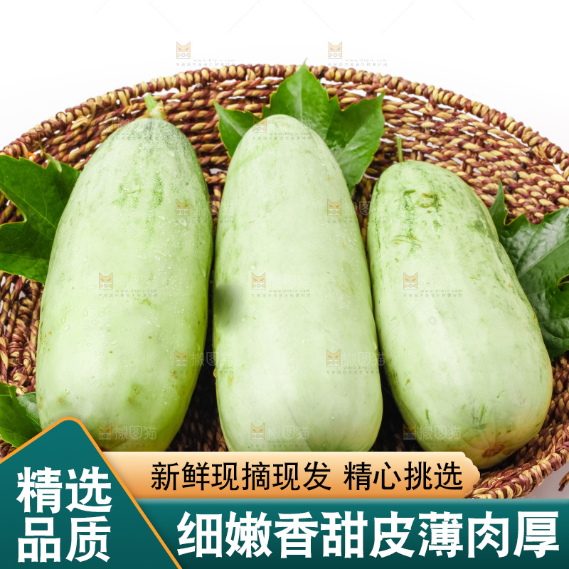 篮子里装着羊角蜜甜瓜