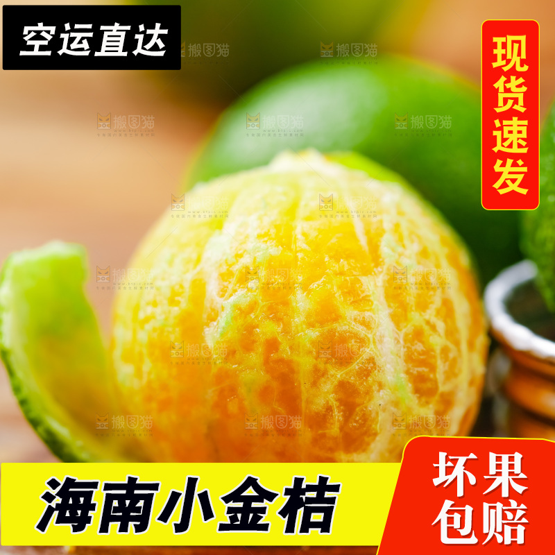 木底上摆放着海南小金桔