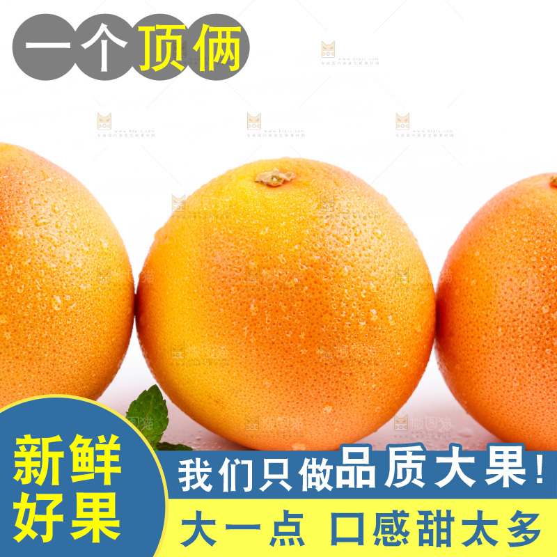 白底上摆放着南非西柚