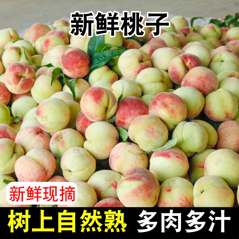 框子里装着毛桃