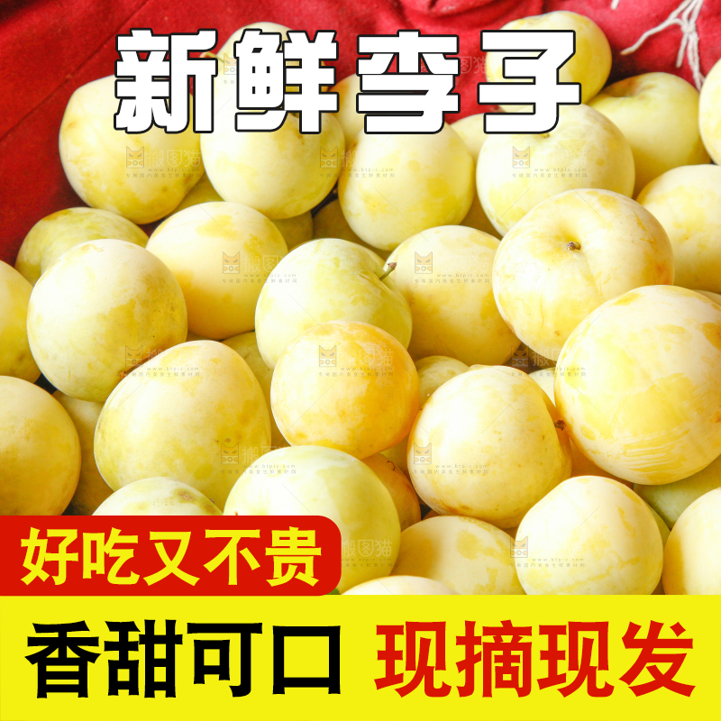 篮子里装着黄金奈李