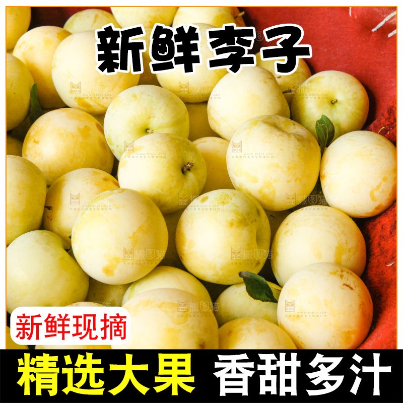 篮子里装着黄金奈李