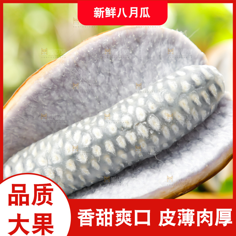 手里拿着云南八月瓜