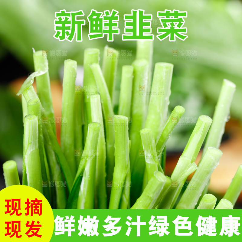 黑石板上的韭菜
