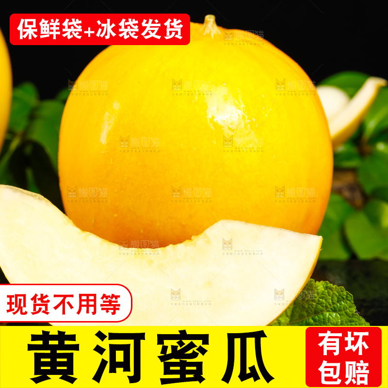 黑底上放着黄金甜瓜
