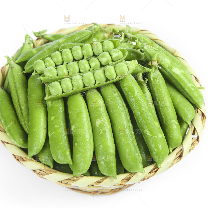 篮子里的青豌豆