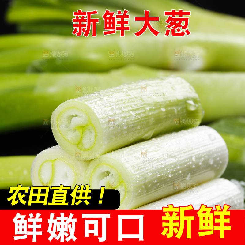 石板上的山东大葱