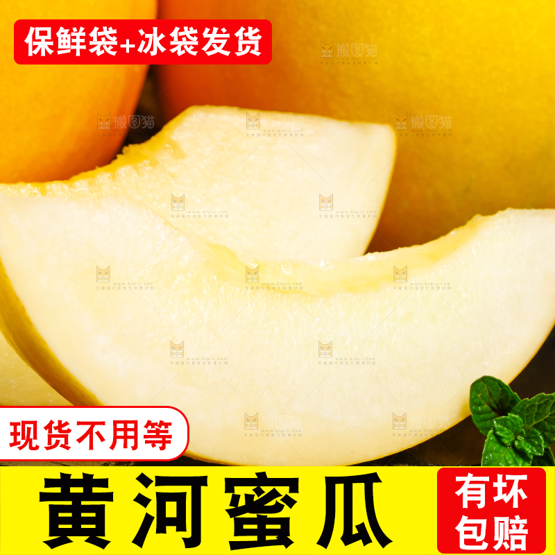 黑底上放着黄金甜瓜