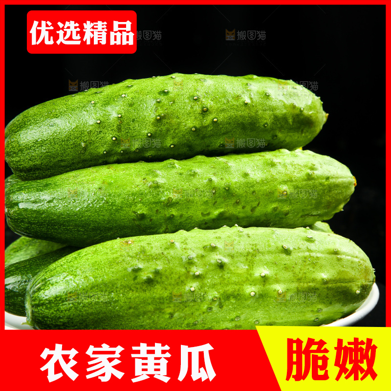 碟子里装着黄瓜
