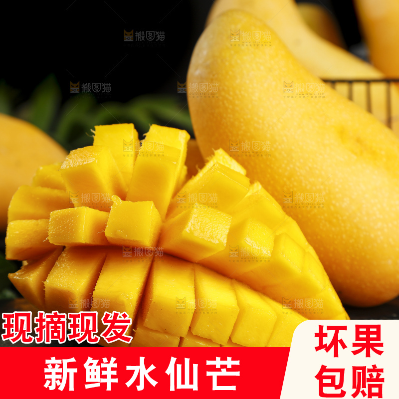 切开的海南金煌水仙芒放在深底上