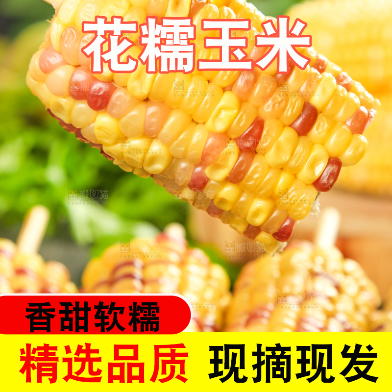 筷子插着糯玉米