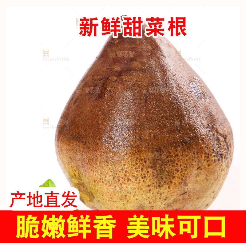 白底上放着甜菜头