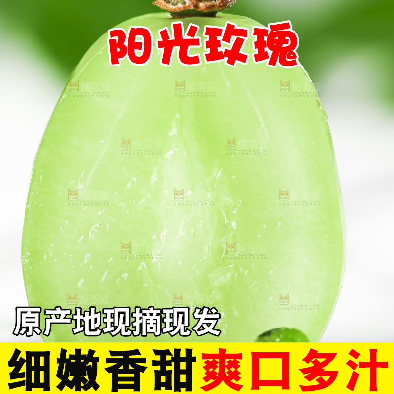 石板上放着无籽青提