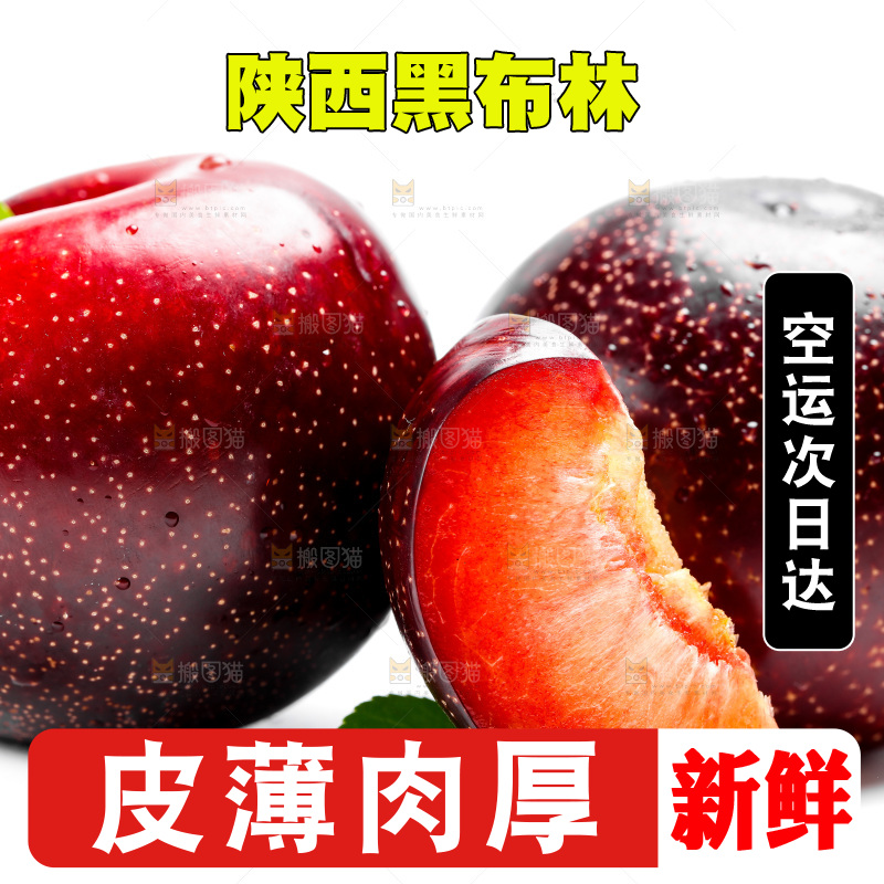 白底上的黑布林