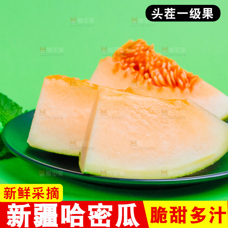 浅底上的哈密瓜