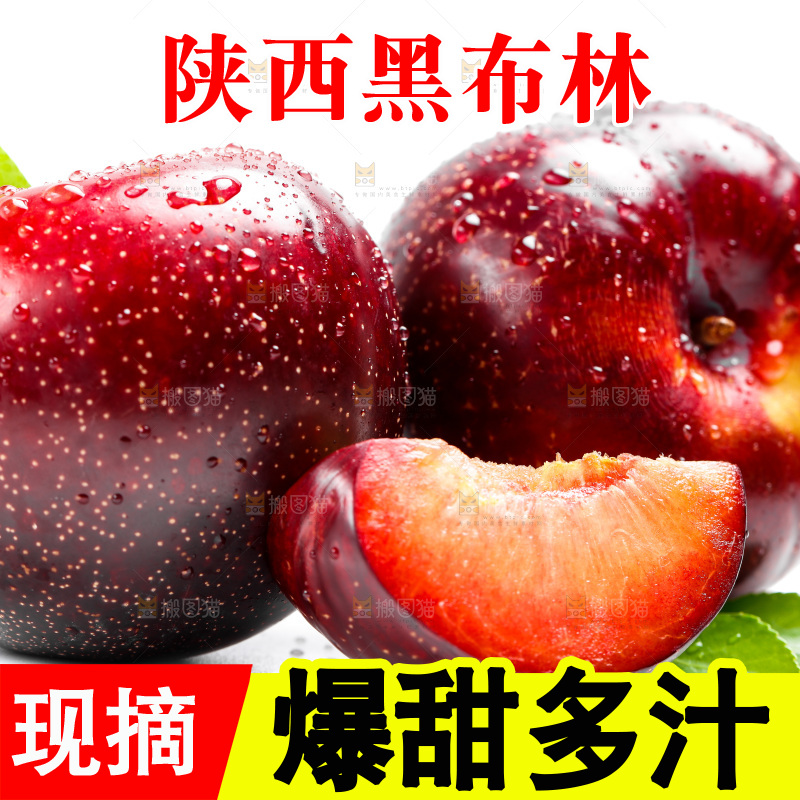 白底上的黑布林