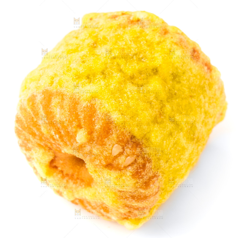 白底上的绿豆饼