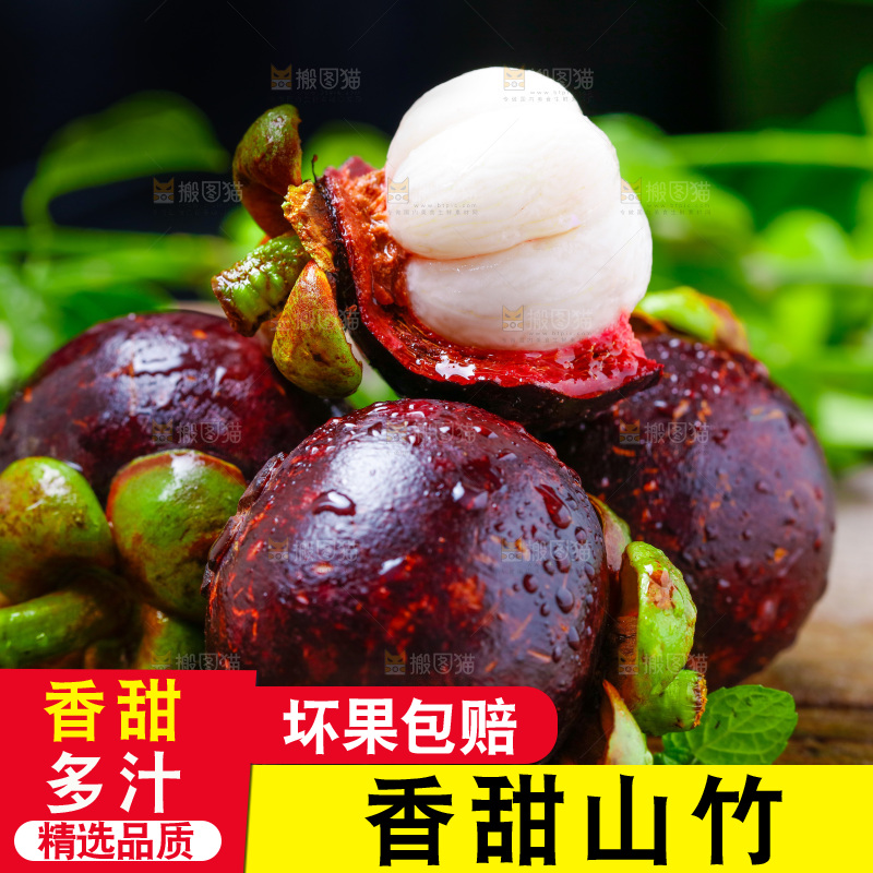 木底上的新鲜山竹