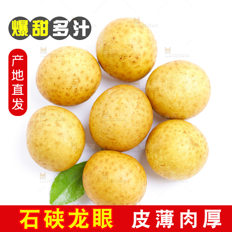 白底上的龙眼
