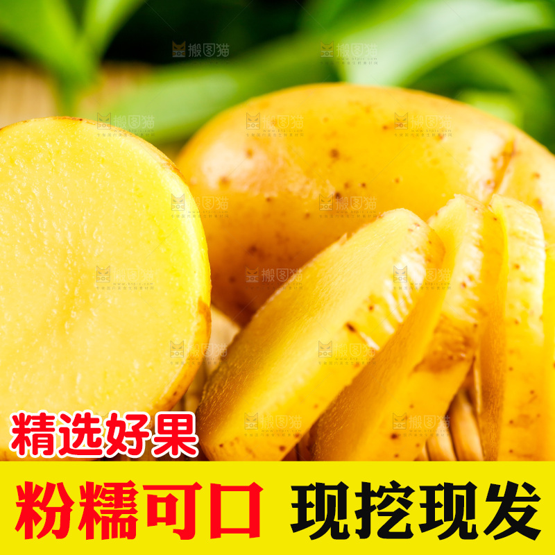 木底上的土豆