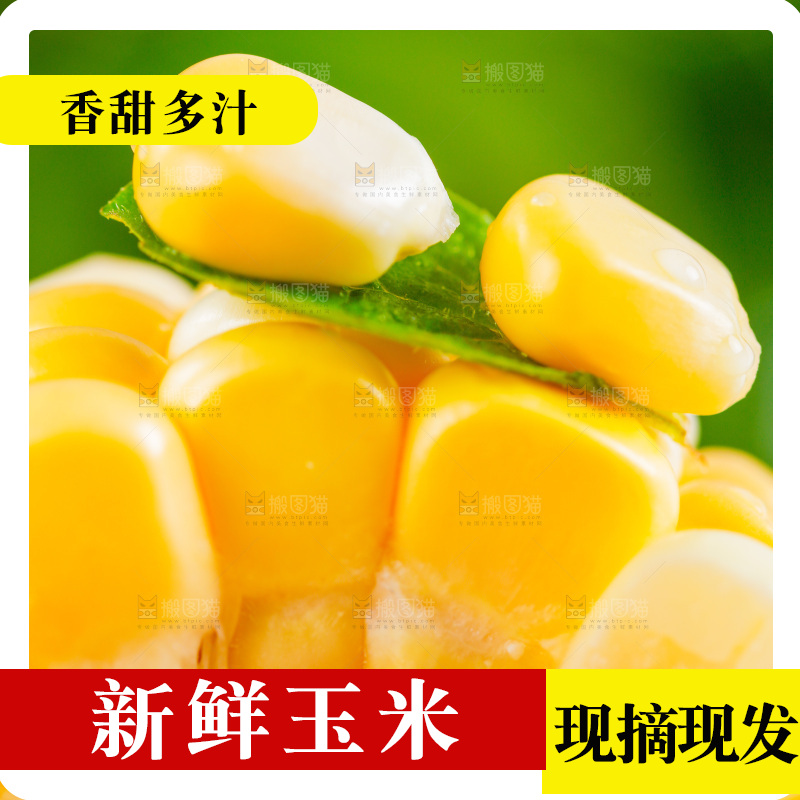 浅底上的水果玉米