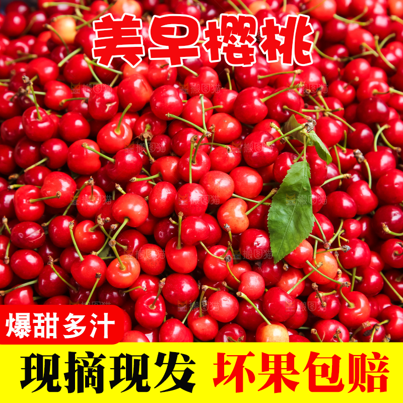 框子里装着车厘子