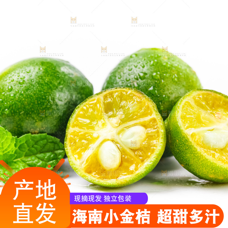 浅底上放着海南小金桔