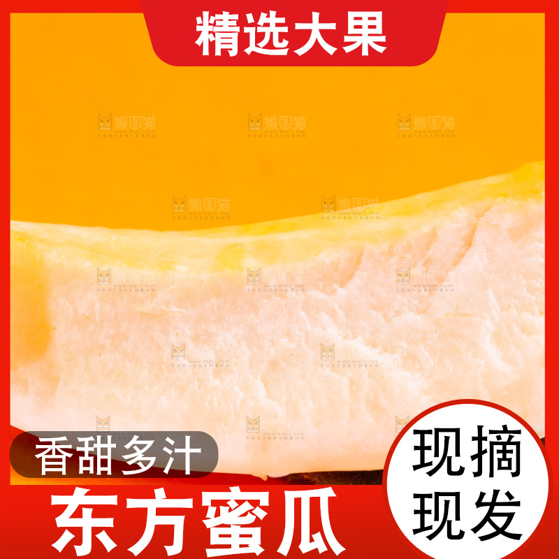 浅底上放着山东东方蜜瓜