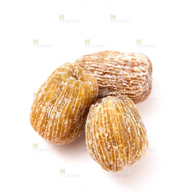 白底上的金丝蜜枣