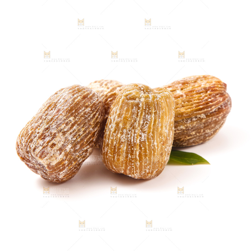 白底上的金丝蜜枣