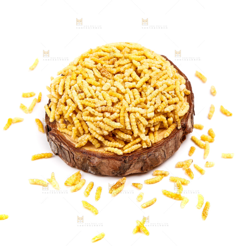 白底上的炒米