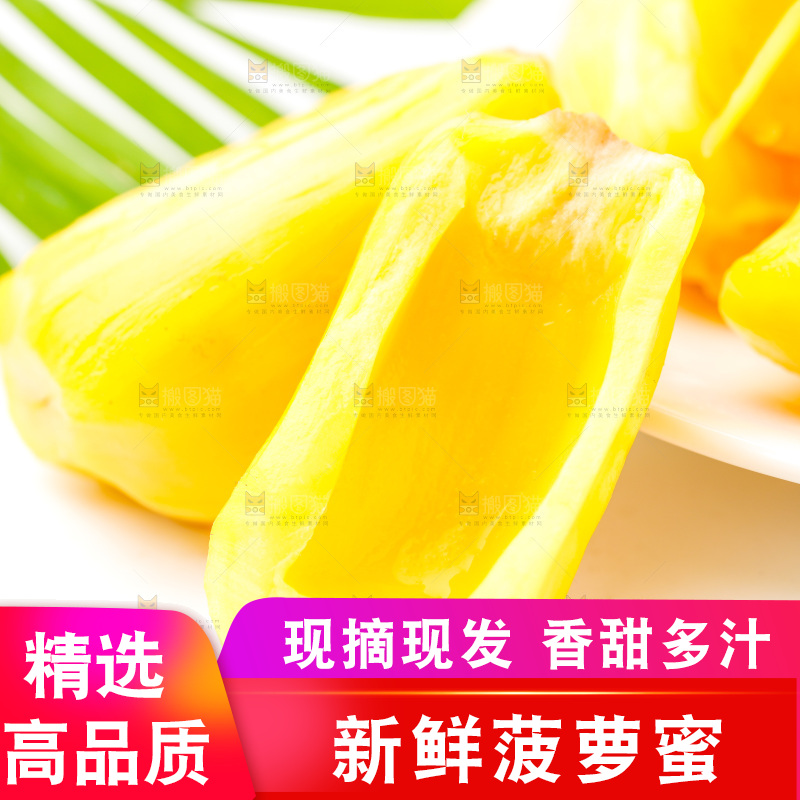 浅底上的黄肉菠萝蜜
