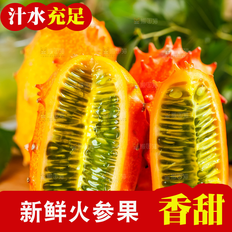木底上摆放着海参果