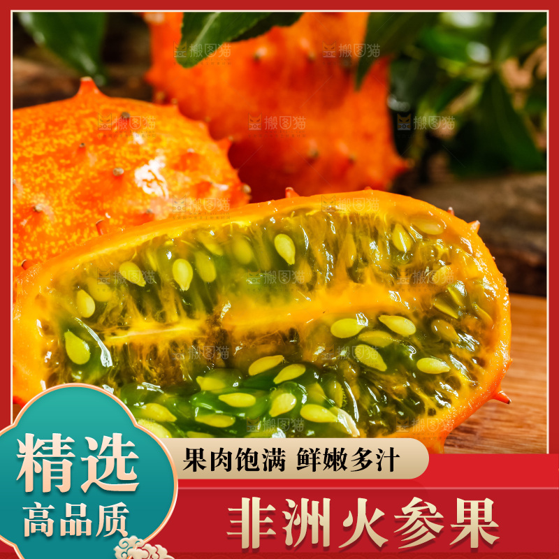 木底上摆放着海参果
