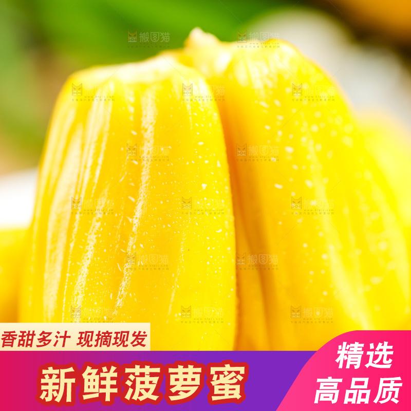 碟子里的海南菠萝蜜