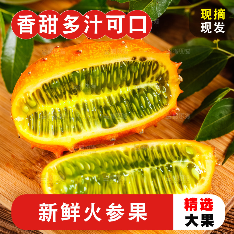 木底上摆放着海参果