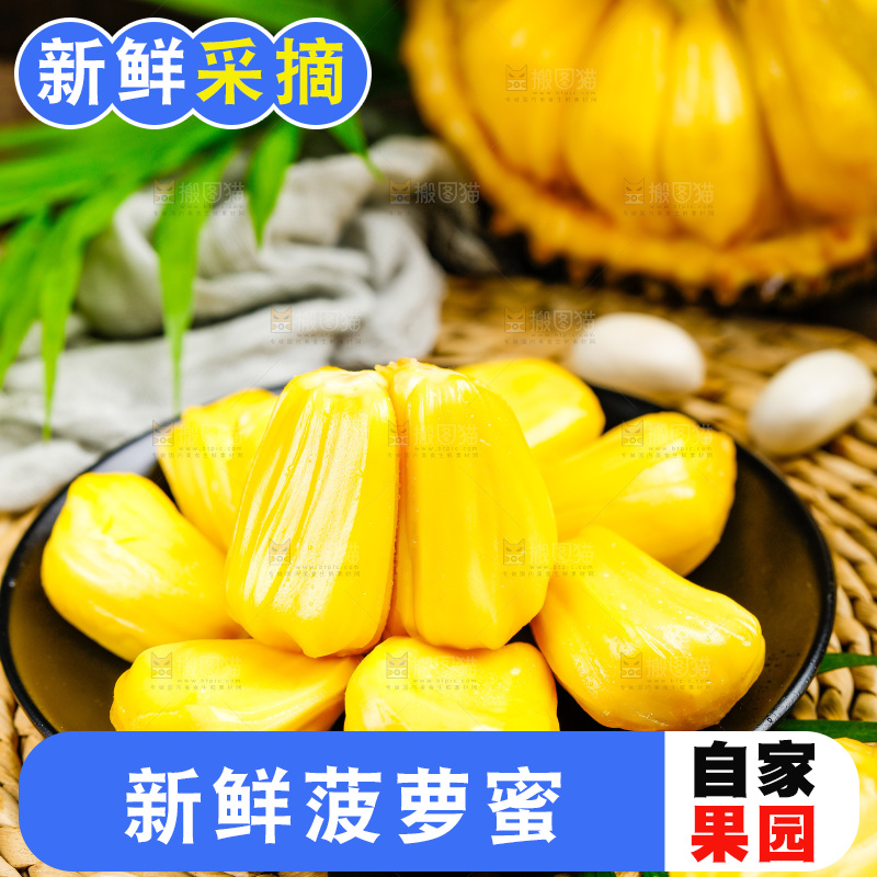 碟子里的海南菠萝蜜