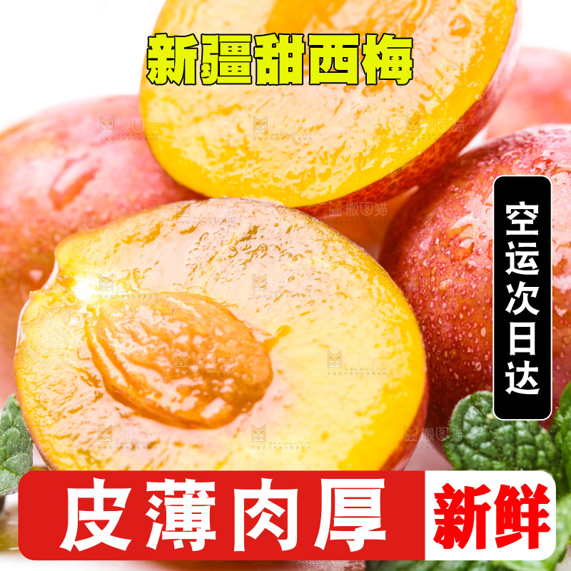 浅底上的新疆西梅
