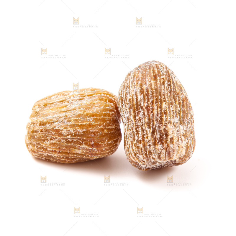 白底上的金丝蜜枣