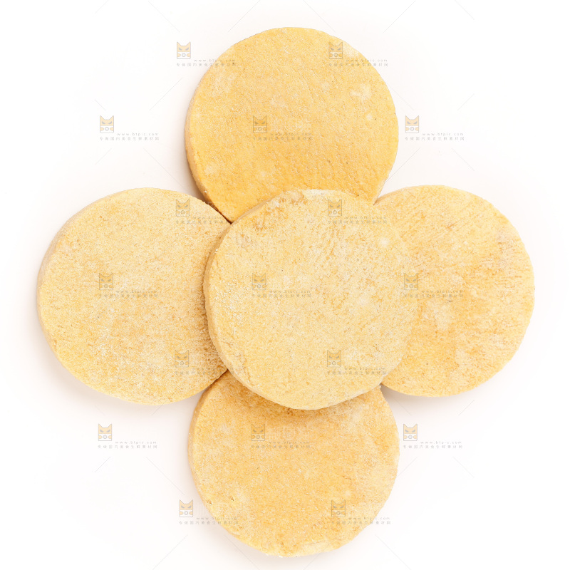白底上的烟饼